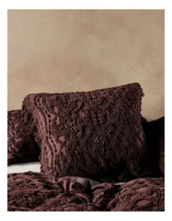 Linen House Somers European Pillow Case Espresso