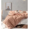 Linen House Haze Quilt Cover Set Dusty Pink