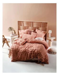 Linen House Haze Quilt Cover Set Rosette