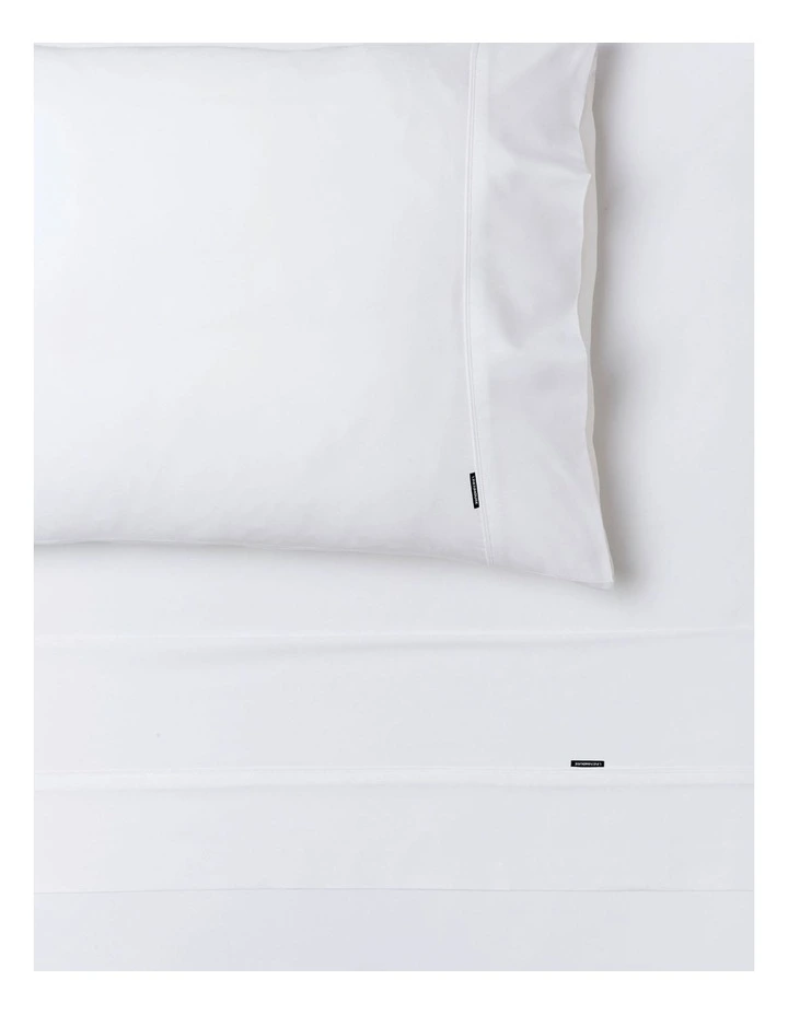 Linen House 375TC TENCEL Sheet Set In White 1 Linen House 375TC TENCEL Sheet Set In White