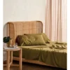 Linen House Nara 400TC Bamboo Cotton Sheet Set Bronze