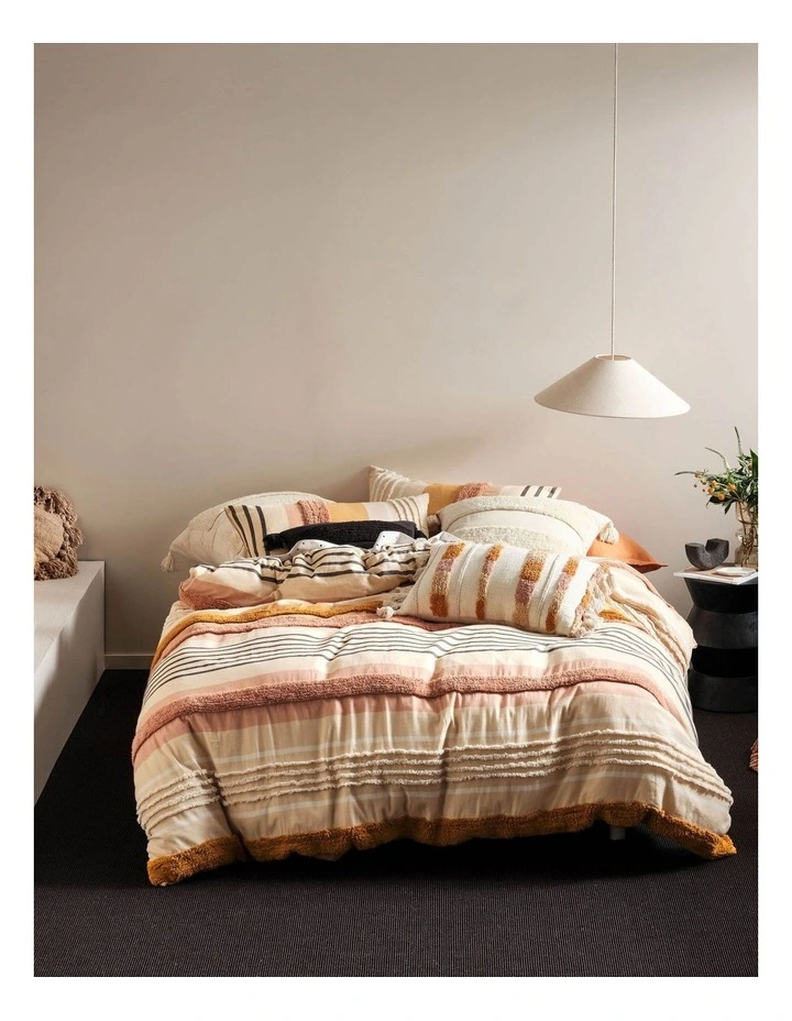 Linen House Briony Quilt Cover Set Brandy 1 Linen House Briony Quilt Cover Set Brandy