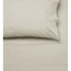 Linen House Vienna 300TC Cotton Percale Sheeting Cream