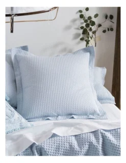 Linen House Deluxe Waffle Quilt Cover Set In Soft Blue -Linen House Dreamscape Sales Store 818835220 991876600 3 720x928
