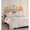 Linen House Nara 400TC Bamboo Cotton Quilt Cover Set In Wisteria