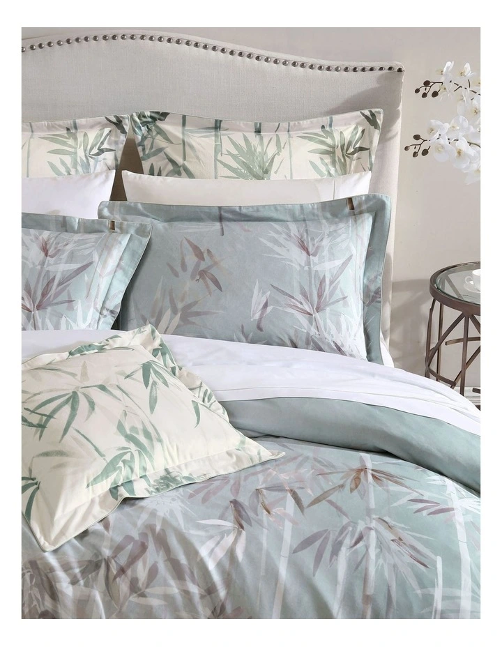 Bamboo Florette Cushion Sage 2 Bamboo Florette Cushion Sage - Image 2