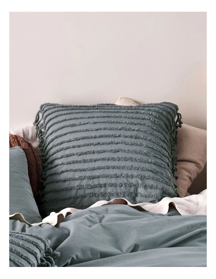 Linen House Dunaway Quilt Cover Set Petrol 6 Linen House Dunaway Quilt Cover Set Petrol - Image 6