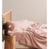 Linen House 250TC Goldie Sheet Set In Rose