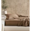 Linen House 250TC Vivienne Sheet Set In Timber