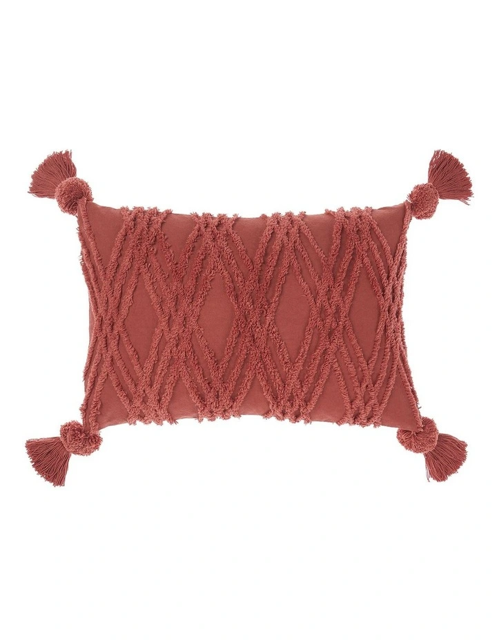 Linen House Solange Cushion In Paprika 1 Linen House Solange Cushion In Paprika