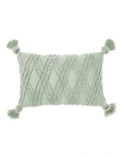 Linen House Solange Cushion In Mint