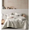 Linen House Martha Bed Cover In Vanilla