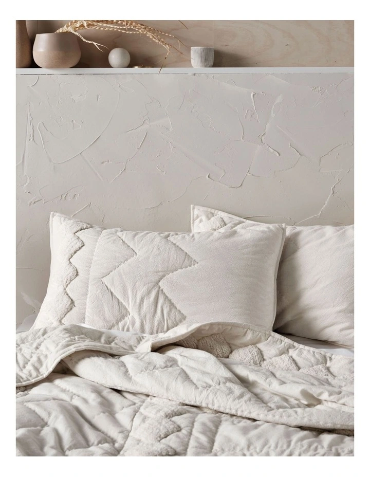 Linen House Martha Bed Cover In Vanilla 2 Linen House Martha Bed Cover In Vanilla - Image 2