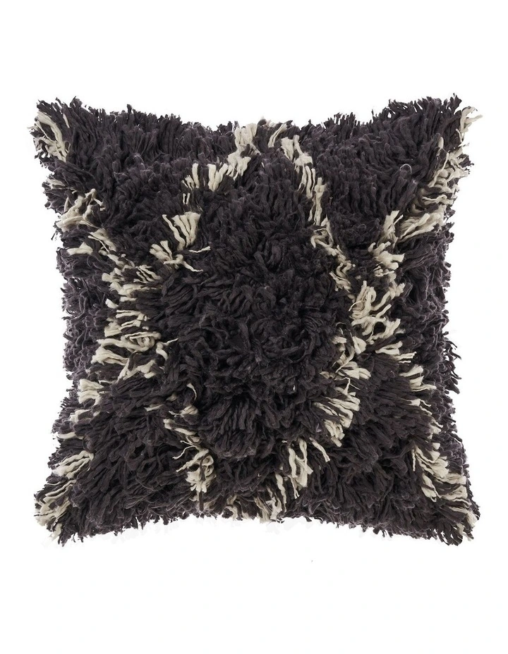 Linen House Nomadica Cushion In Charcoal 1 Linen House Nomadica Cushion In Charcoal