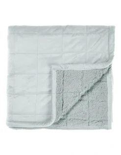 Linen House Bray Throw In Silver