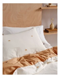 Bear Hug Quilt Cover Set In Caramel/Cream -Linen House Dreamscape Sales Store 929581840 5 720x928