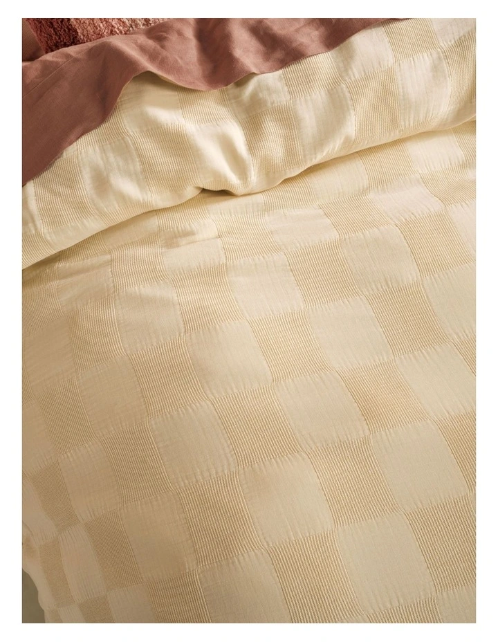 Linen House Capri Quilt Cover Set In Pale Peach 2 Linen House Capri Quilt Cover Set In Pale Peach - Image 2