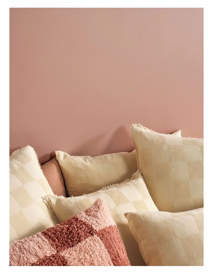 Linen House Capri Quilt Cover Set In Pale Peach 3 Linen House Capri Quilt Cover Set In Pale Peach - Image 3