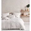 Linen House Capri Quilt Cover Set In White