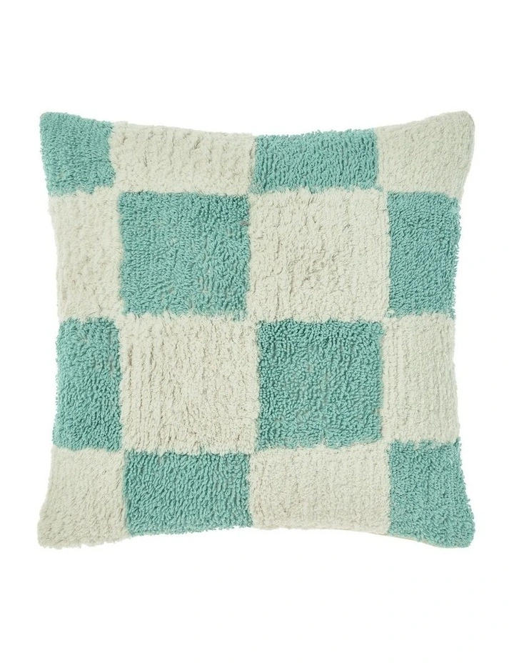Linen House Blake Cushion In Turquoise 1 Linen House Blake Cushion In Turquoise