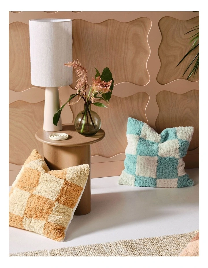 Linen House Blake Cushion In Turquoise 2 Linen House Blake Cushion In Turquoise - Image 2