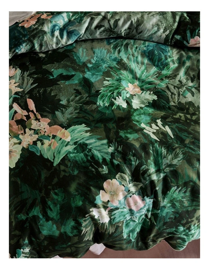 Linen House Retreat Quilt Cover Set In Green 2 Linen House Retreat Quilt Cover Set In Green - Image 2