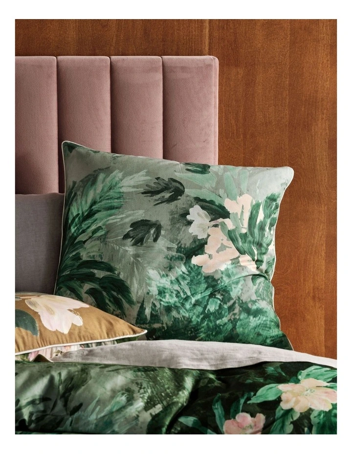 Linen House Retreat Quilt Cover Set In Green 4 Linen House Retreat Quilt Cover Set In Green - Image 4