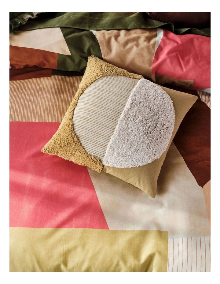 Linen House Doja Cushion In Brown 2 Linen House Doja Cushion In Brown - Image 2