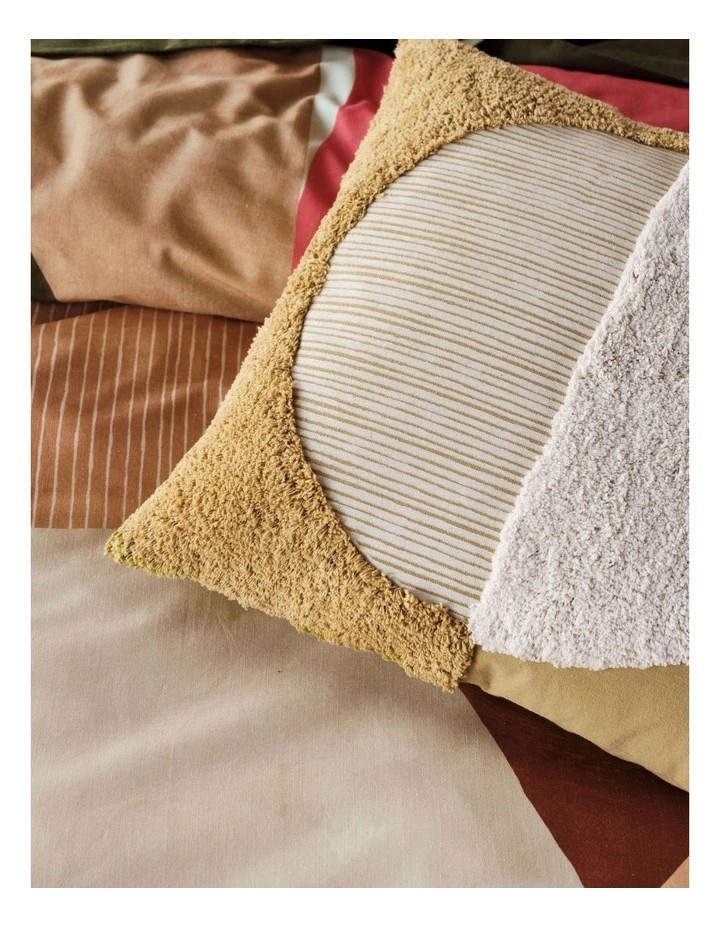 Linen House Doja Cushion In Brown 3 Linen House Doja Cushion In Brown - Image 3