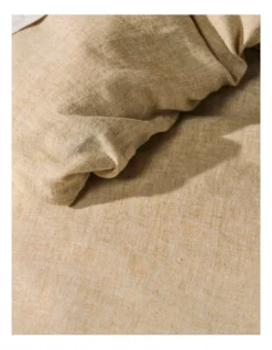 Linen House Hemp Triblend Quilt Cover Set In Ochre -Linen House Dreamscape Sales Store 991888840 991887400 3 720x928