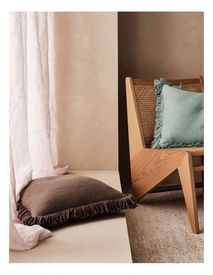 Linen House Coastal Cushion In Walnut 2 Linen House Coastal Cushion In Walnut - Image 2