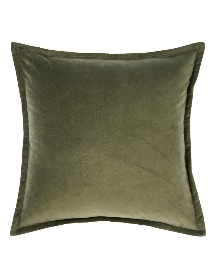 Linen House Loft Cushion In Moss 1 Linen House Loft Cushion In Moss