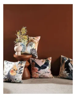 Linen House Willie Wagtail Cushion In Pink -Linen House Dreamscape Sales Store 992674540 3 720x928