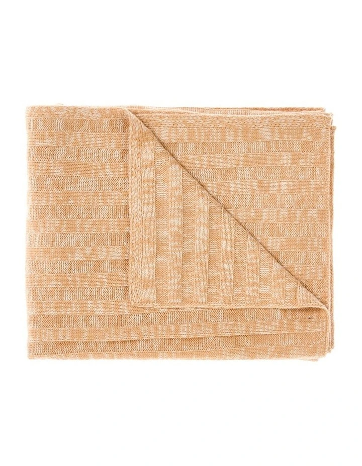 Linen House Giverny Throw In Caramel 1 Linen House Giverny Throw In Caramel