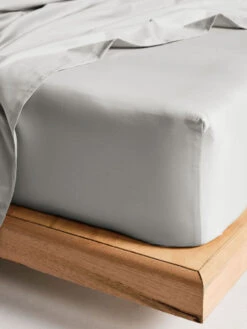 Linen House Augusta 500TC Grey Cotton Sateen Sheet Set -Linen House Dreamscape Sales Store lh augusta grey ss d2