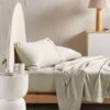 Linen House Augusta 500TC Taupe Cotton Sateen Sheet Set