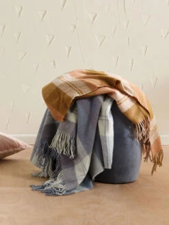 Linen House Devonshire Dijon Throw -Linen House Dreamscape Sales Store lh aw23 devonshire group thrw lifestyle h2 1