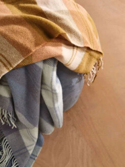 Linen House Devonshire Silver Throw -Linen House Dreamscape Sales Store lh aw23 devonshire group thrw lifestyle h3