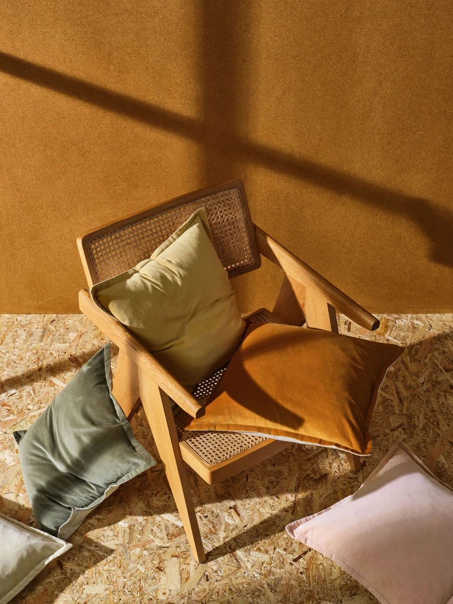 Linen House Loft Pink Salt Cushion 48x48cm 3 Linen House Loft Pink Salt Cushion 48x48cm - Image 3