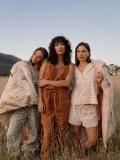 Linen House Springsteen Peach Shirt 13 Linen House Springsteen Peach Shirt -Linen House Dreamscape Sales Store lh aw23 loungewear lifestyle t20