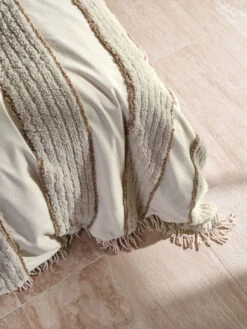 Linen House Calder Bed Cover -Linen House Dreamscape Sales Store lh calder oatmeal bdcvr d4