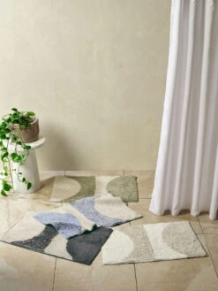 Linen House Cue Blue Bath Mat 5 Linen House Cue Blue Bath Mat -Linen House Dreamscape Sales Store lh cue all colours bthmt h1