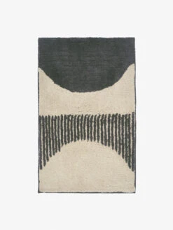 Linen House Cue Charcoal Bath Mat