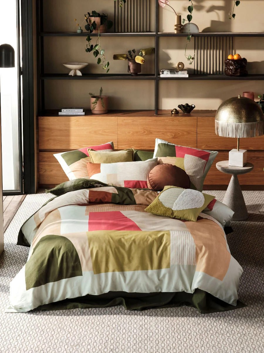 Linen House Doja Quilt Cover Set 1 Linen House Doja Quilt Cover Set