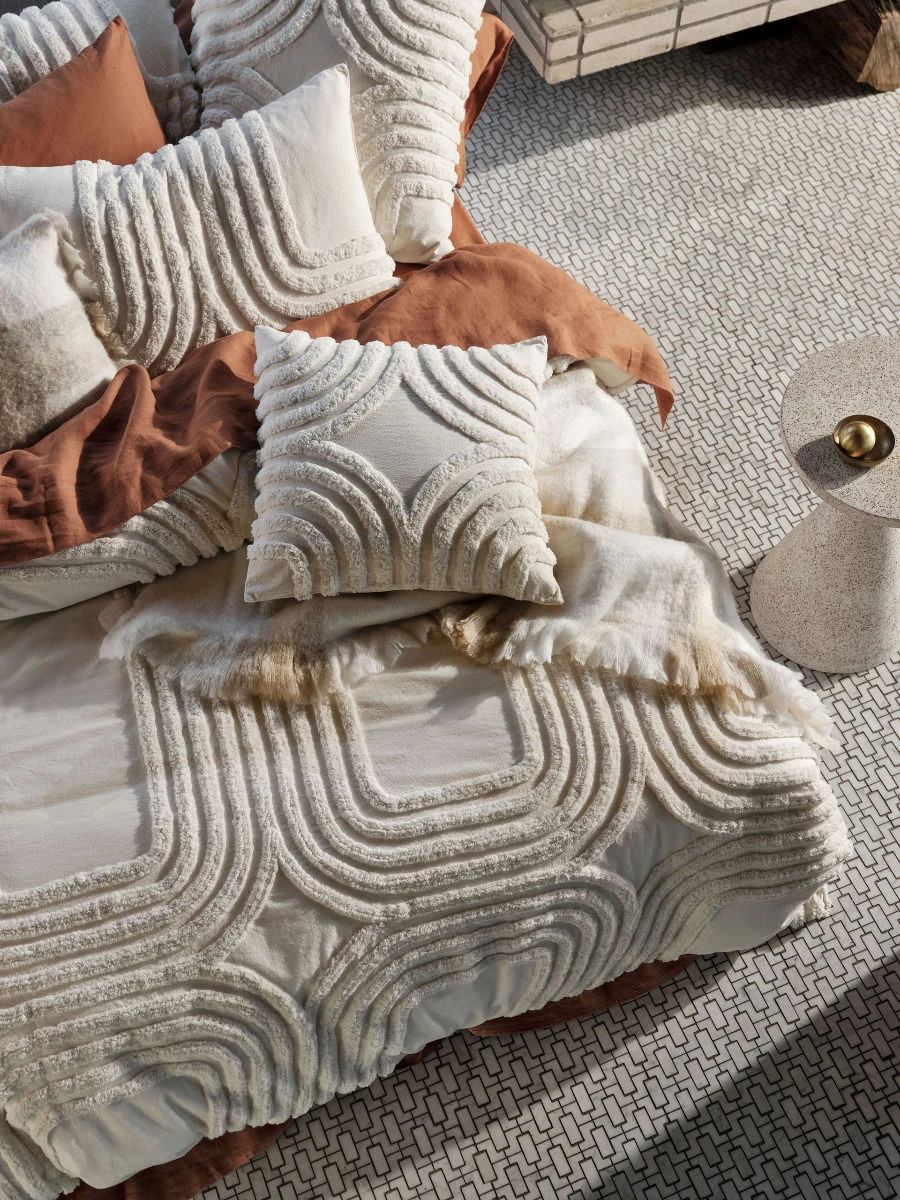 Linen House Farrah Vanilla Quilt Cover Set 3 Linen House Farrah Vanilla Quilt Cover Set - Image 3