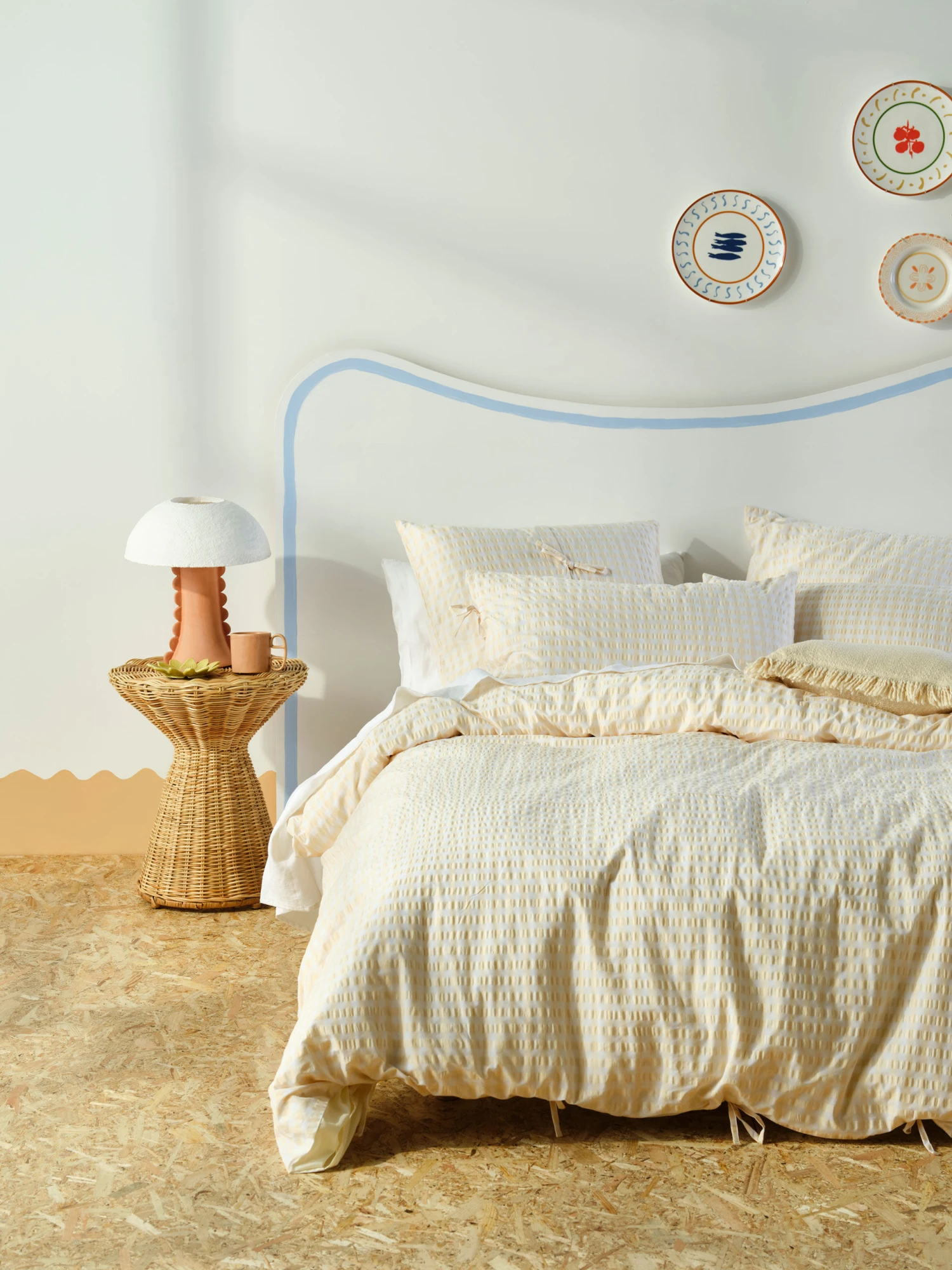 Linen House Ferrara Sand Quilt Cover Set 2 Linen House Ferrara Sand Quilt Cover Set - Image 2