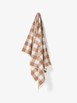 Linen House Flinders Check Praline Towel Collection