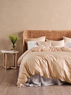 Linen House Haven Nude Pink Bamboo Cotton 500TC Quilt Cover Set 9 Linen House Haven Nude Pink Bamboo Cotton 500TC Quilt Cover Set -Linen House Dreamscape Sales Store lh haven nude qcs d3