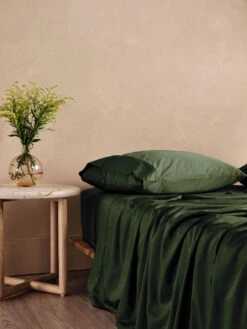 Linen House Haven Pine Bamboo Cotton 500TC Sheet Set -Linen House Dreamscape Sales Store lh haven pine ss d3 1