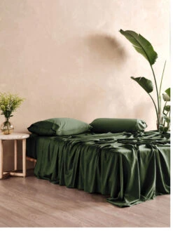 Linen House Haven Pine Bamboo Cotton 500TC Sheet Set